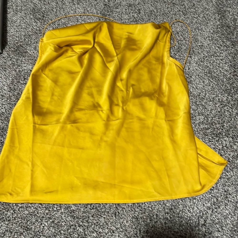Gold tank top